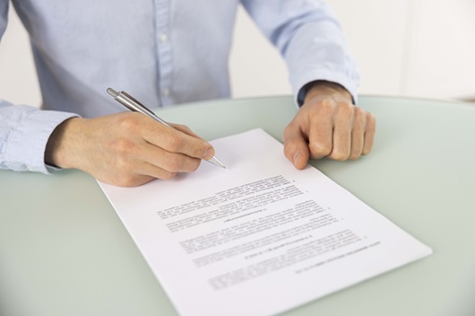 Illustration documents vente